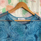 90's Blue Rose Top