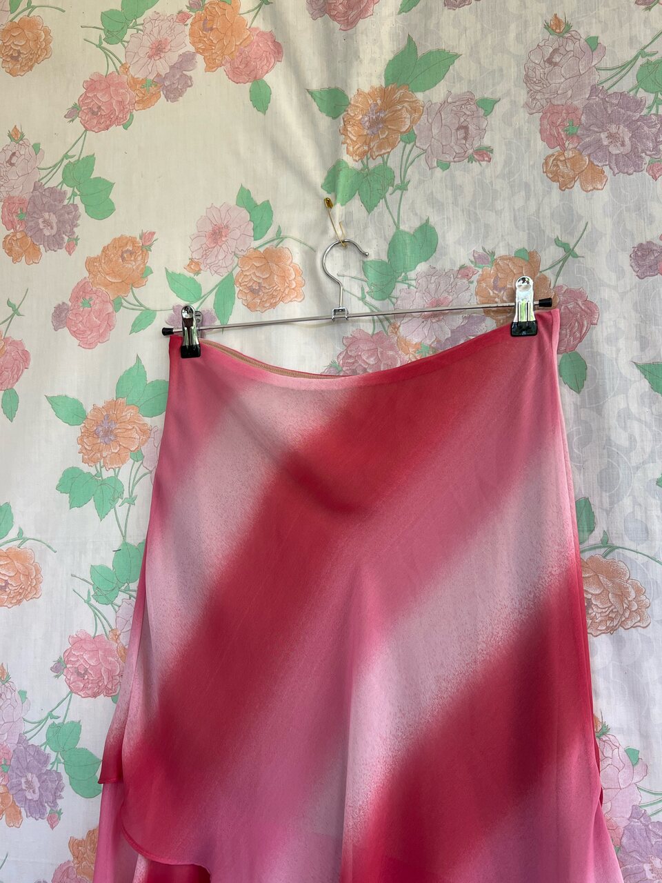 90's Dyed-Printed Skirt