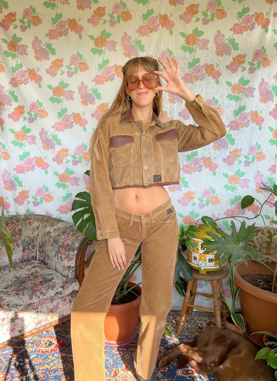 Hysterical 80's Corduroy Set