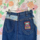 90's Short Denim Skirt