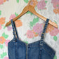 90's Denim Detailed Dress
