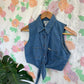 90's Sleeveless Denim Top