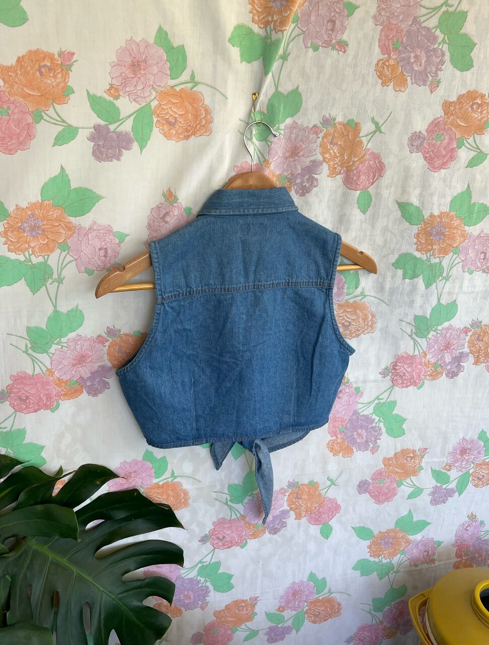 90's Sleeveless Denim Top