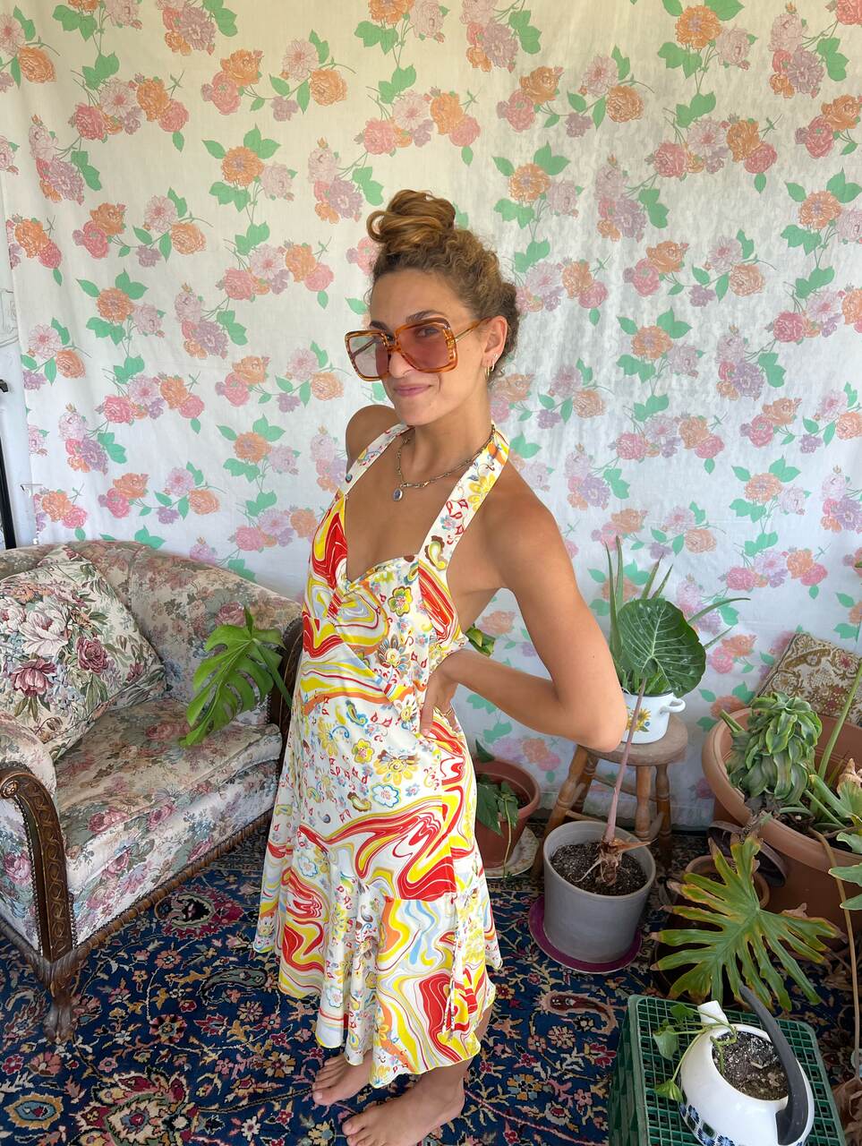 Y2K Fun Printed Dress