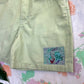 90's Lime Patch Bermuda