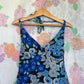 90's Unique Blue Swimsuit