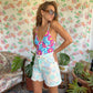 90's Floral Dreamy Swimsuit