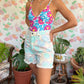 90's Pastel Denim Shorts