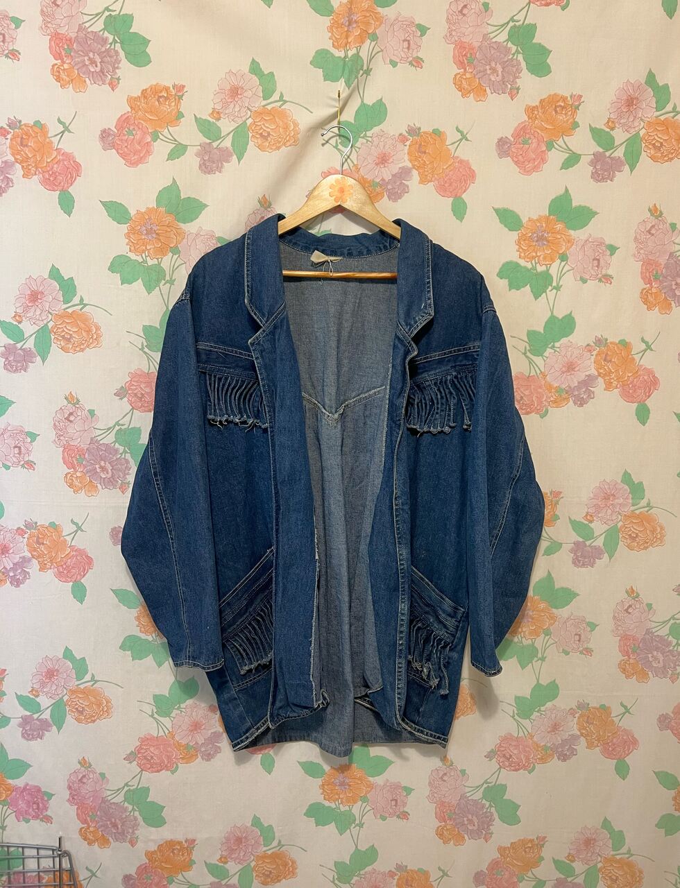 90's Western Denim Coat