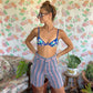 90's Striped Hamuche Shorts