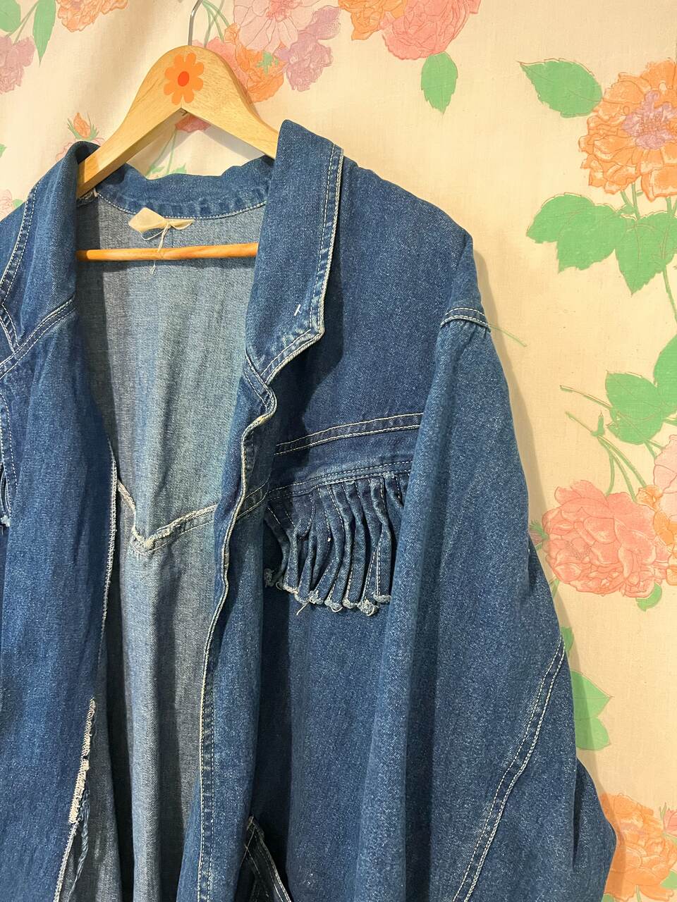90's Western Denim Coat
