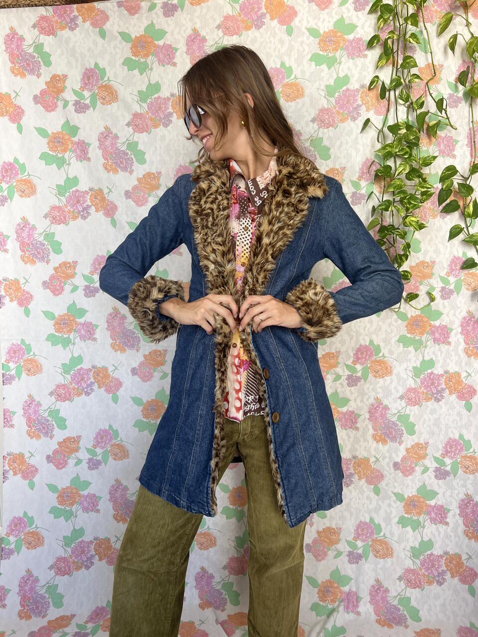 90's Iconic Denim Coat