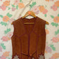 Unique Western Vintage Leather Vest