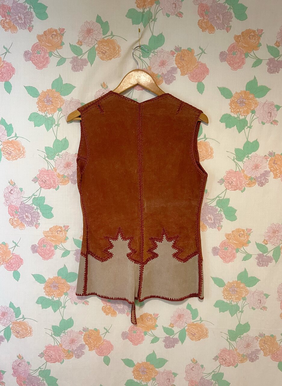 Unique Western Vintage Leather Vest