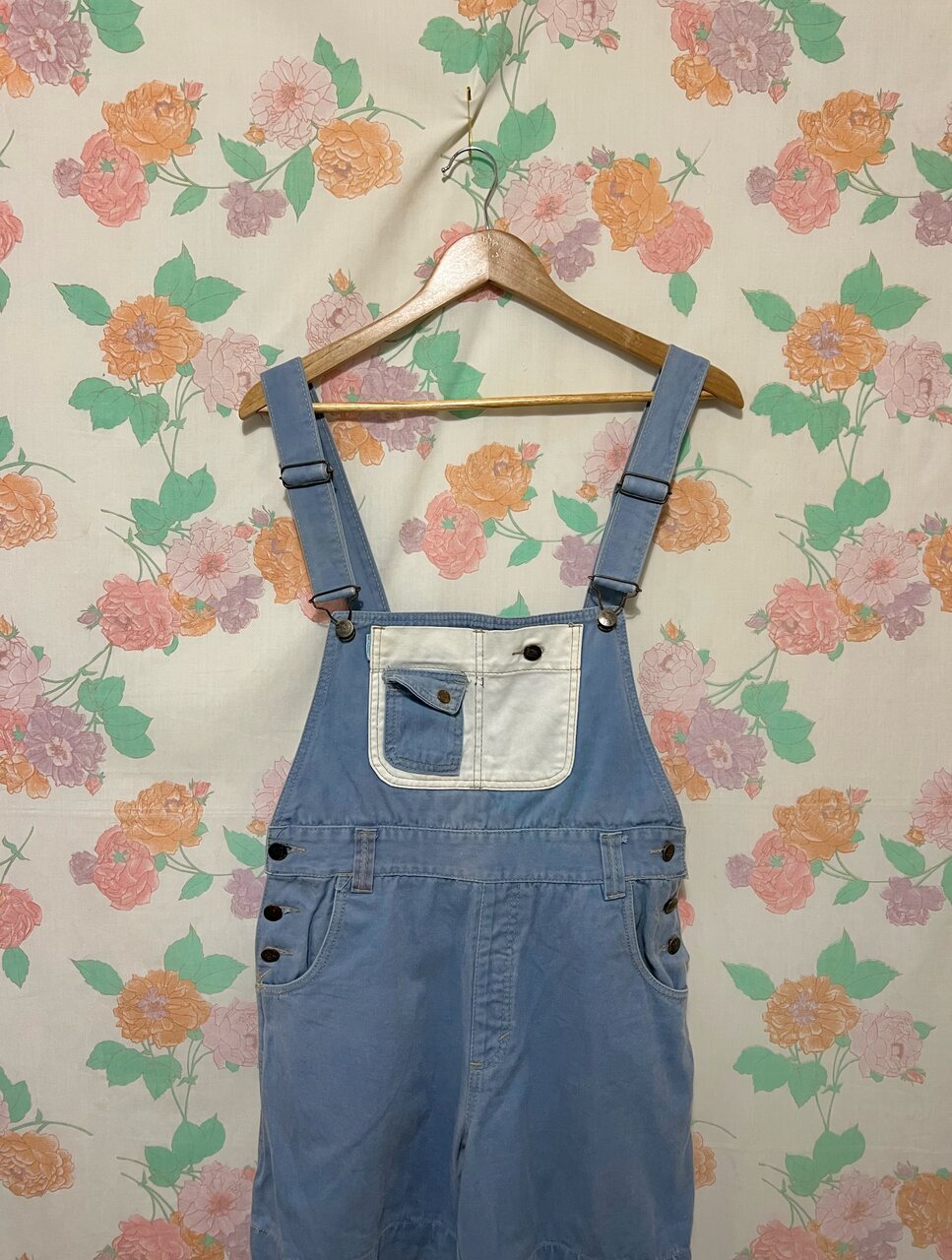 90's Light Blue Denim Jumpsuit