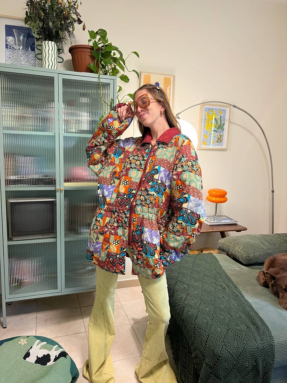90's Patchwork Coat