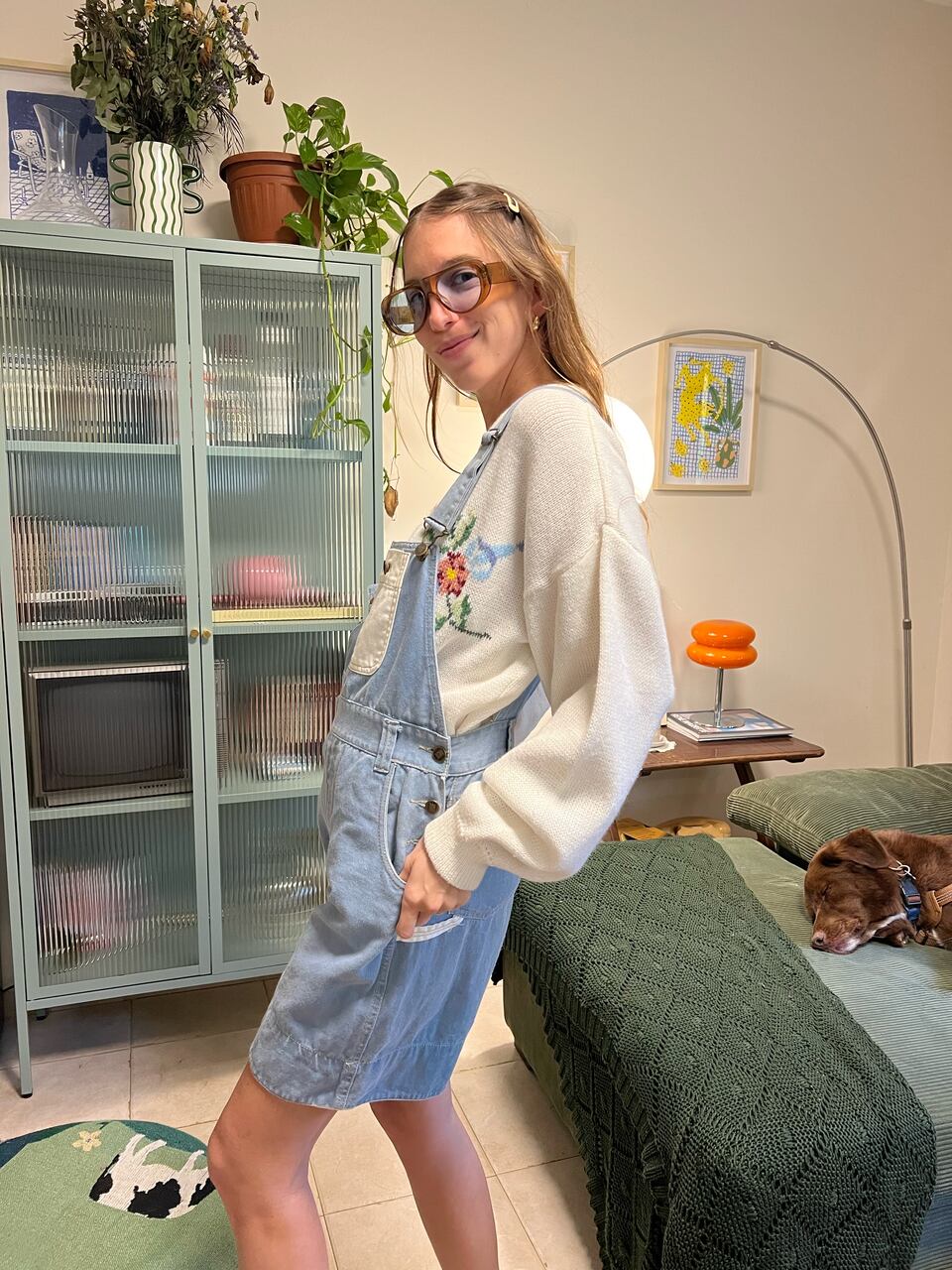 90's Light Blue Denim Jumpsuit