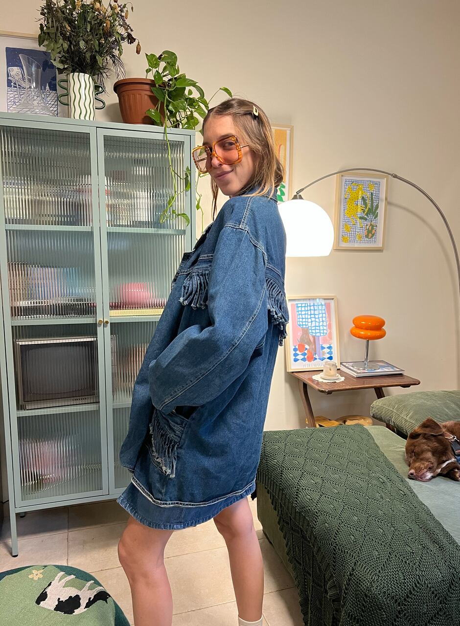 90's Western Denim Coat