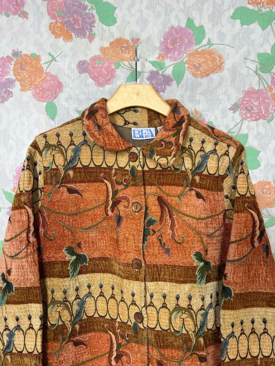 90's Unique Tapestry Jacket