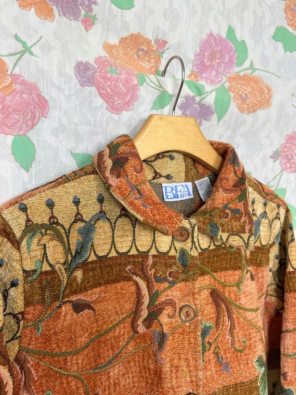 90's Unique Tapestry Jacket