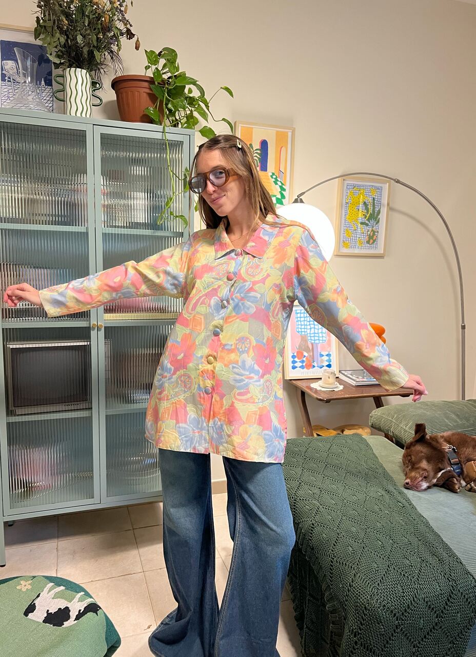 90's Dreamy Pastel Jacket