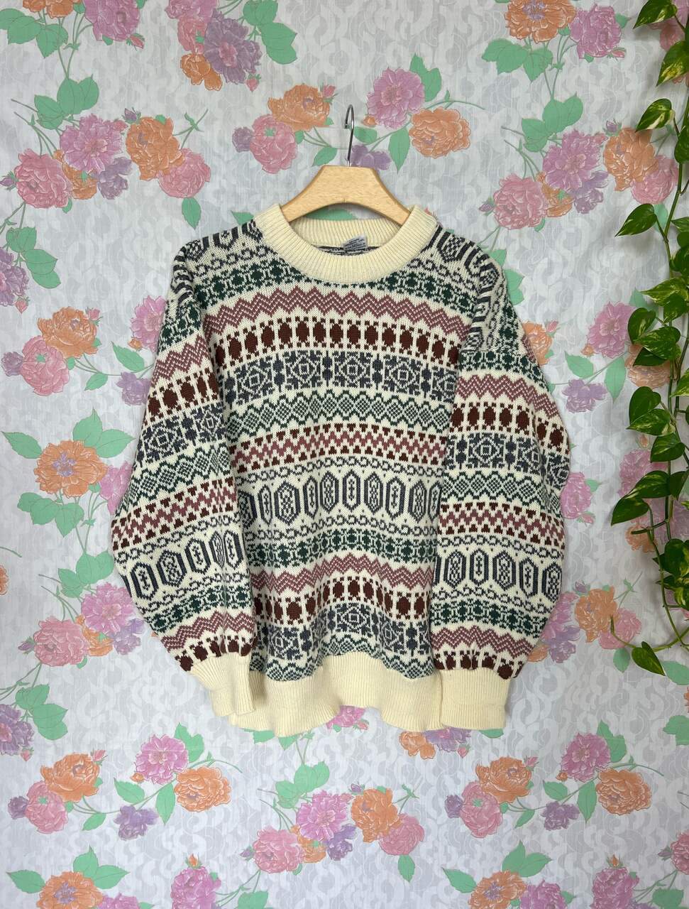 90's Patterned Sweater