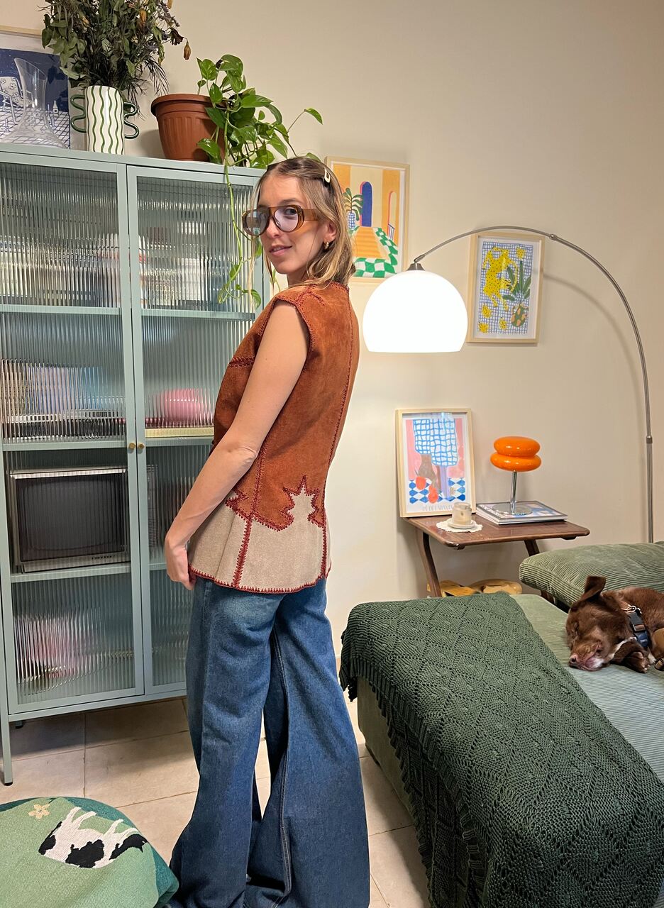 Unique Western Vintage Leather Vest