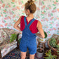 90's Dark Blue Denim Jumpsuit