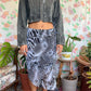 90's Illusion Print Skirt