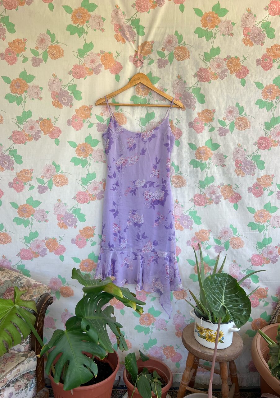 Lilac Garden Slip Dress