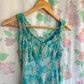 90's Aqua Flower Unique Dress