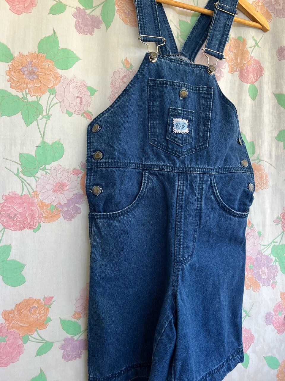 90's Dark Blue Denim Jumpsuit