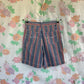 90's Striped Hamuche Shorts