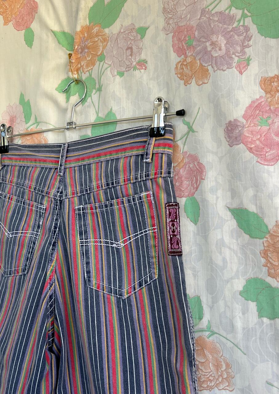 90's Striped Hamuche Shorts