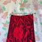 90's Red Rose Midi Skirt