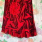 90's Red Rose Midi Skirt