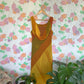 Unique Caramel 90's Dress