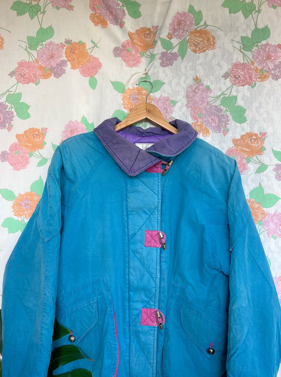 90's Oversized Triple Colors Coat