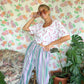 Fun Pastel 90's Striped Pants
