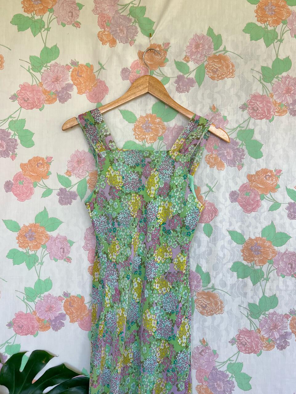 2000's Flower Garden Dress