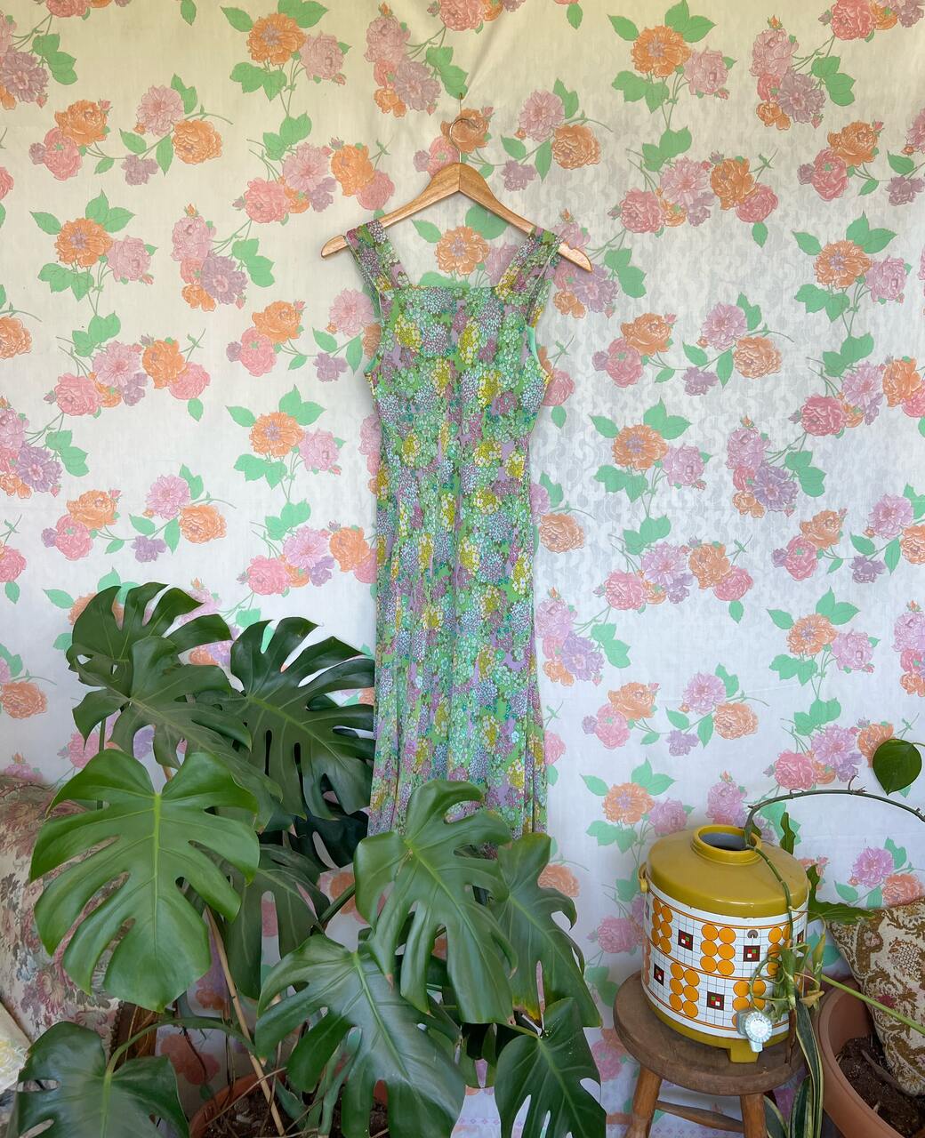 2000's Flower Garden Dress