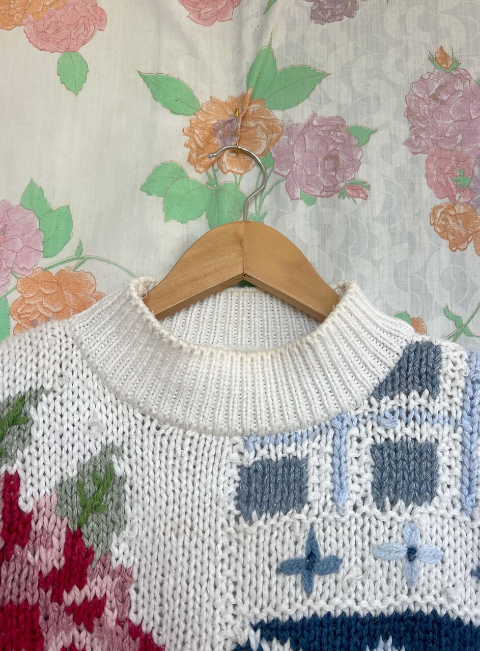 Unique Detailed Vintage Sweater