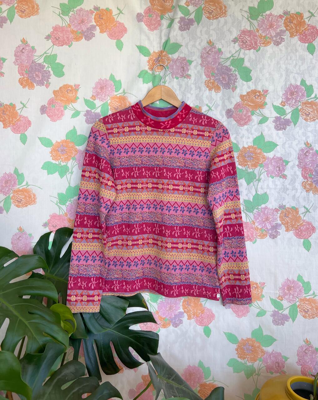 Malwee Vintage Pink Ethnic Shirt