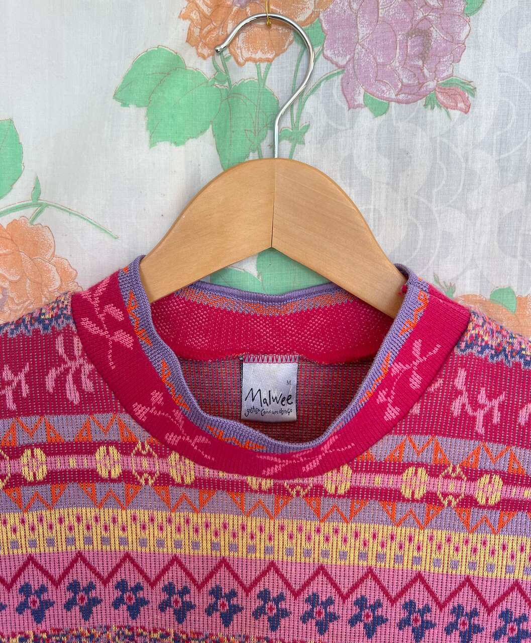 Malwee Vintage Pink Ethnic Shirt