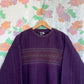 Vintage Purple Wool Sweater