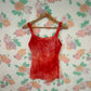 90's Red Sheer Tank Top