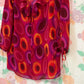 00's Bold Geometric Blouse