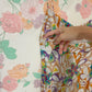 90's Colorful Printed Dress