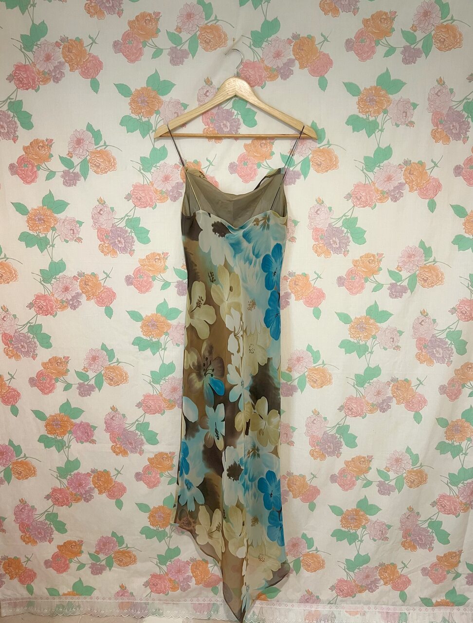 90's Insane Floral Slip Dress