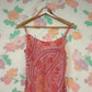 90's Pink Paisley Slip Dress
